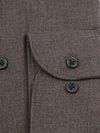 Profuomo Hemd Peached Twill Flanel Bruin Product / Detail