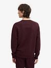 Colorful Standard Sweater Organic Bordeaux Model / Achterkant