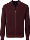 Casa Moda Strickjacke Zip Structure Bordeaux kaufen | 454479100-485 | Suitable