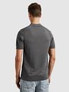 Cast Iron Half-Zip Polo Structure Antraciet Model / Achterkant