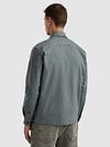 Cast Iron Tech Overshirt Stormy Blauw Model / Achterkant