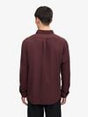 Colorful Standard Overhemd Bordeaux Model / Achterkant