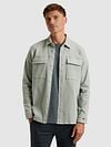 Cast Iron Overshirt Twill Green Model / Voorkant