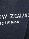 NZA Hoodie Diamond Logo Interlock Melange Icon Navy Product / Detail