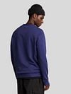 Lyle & Scott Trui Deep Indigo Model / Achterkant