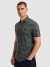 PME Legend Short Sleeve Shirt Print Dark Slate Model / Voorkant
