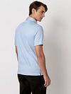 Desoto Poloshirt Essential Lichtblauw Model / Achterkant