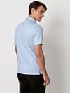 Desoto Poloshirt Essential Light Blue Model / Achterkant