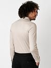 Desoto Essential Shirt Hai Piqué Beige Model / Achterkant