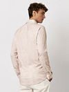 Desoto Shirt Kent Monochrome Beige Model / Achterkant