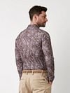 Desoto Shirt Corduroy Optics Brown Model / Achterkant