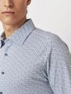 Desoto Shirt Print Light Blue Model / Detail
