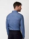 Desoto Shirt Twill Optics Blue Model / Achterkant