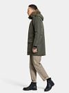 Didriksons Parka Marco Donkergroen Model / Zijkant