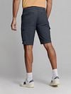 No Excess Short Stretch Cargo navy  Model / Achterkant