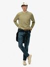 Superdry Sweater Classic Essential Olivgrün Model / Voorkant