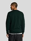 Lyle & Scott Pullover Dunkelgrün Model / Achterkant