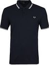 Fred Perry Polo Shirt Navy White M3600-238 Navy