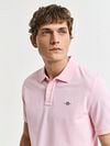 Gant Shield Piqué Polo Shirt Light Pink Model / Voorkant