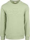 Gant Pullover Embossed Logo Hellgrün kaufen | 2036017-345 | Suitable