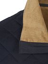 Gant Quilted Mocker Sweater Navy