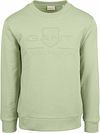 Gant Sweater Embossed Logo Light Green 2036017-345 order online | Suitable