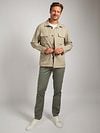 Suitable Overshirt Tencel Greige Model / Voorkant