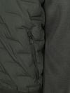 No Excess Jacket Knitted Sleeve Dark Green