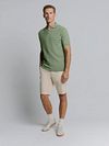 No Excess Poloshirt Green Model / Voorkant