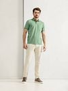 State of Art Poloshirt Piqué Green Model / Voorkant