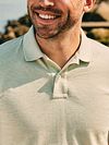 Suitable Mang Polo Shirt Light Green Model / Detail