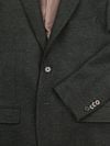 Suitable Blazer Herringbone Merino Wool Dark Green