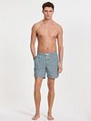 Shiwi Swimshorts Mike Geo Tile Dark Green Model / Voorkant