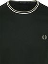 Fred Perry M1588 Twin Tipped T Shirt Dark Green Product / Detail