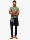 Superdry Classic T Shirt Melange Olive Model / Voorkant
