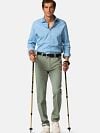 Meyer Dublin Trousers Light Green Model / Voorkant