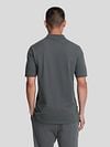 Lyle and Scott Polo Plain Anthracite Model / Achterkant