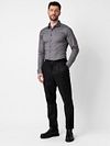 Desoto Shirt Twill Optics Grey Model / Zijkant