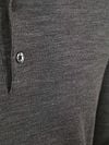 Profuomo Longsleeve Polo Shirt Merino Wool Grey Product / Detail