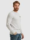 PME Legend American Classic Pullover Light Grey Melange Model / Zijkant