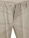 Alberto Trousers Jump Flannel Herringbone Beige