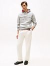 Tommy Hilfiger Hoodie Core Grijs Model / Voorkant