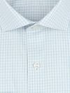 Suitable Overhemd Extra Lange Mouwen Twill Ruit Lichtgroen Product / Detail