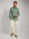 Suitable Overhemd Pique Groen Model / Voorkant