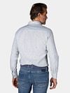 NZA Overhemd Emerson Linnen Blend Groen Model / Achterkant