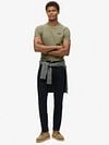 Superdry Classic T-Shirt Melange Olive Model / Voorkant
