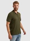 PME Legend Half-Zip Poloshirt Interlock Olivgrün Model / Voorkant