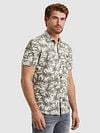 PME Legend Short Sleeve Hemd Druck Grün Model / Zijkant