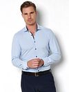 Pure Shirt Blau Model / Voorkant