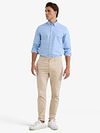 McGregor Hemd Oxford Hellblau Model / Voorkant